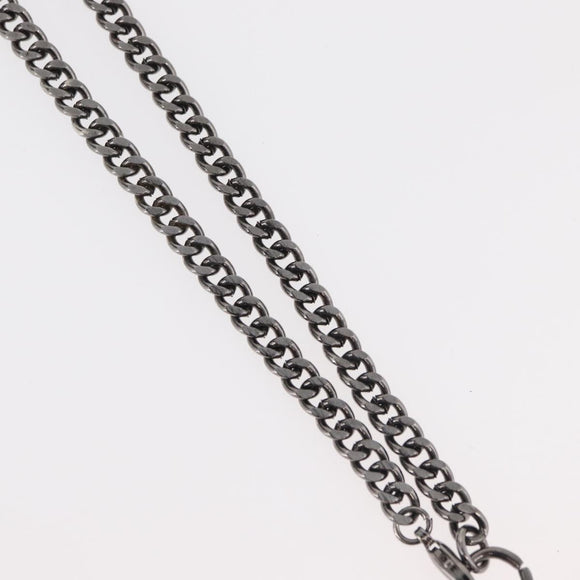 Vivienne Westwood lighter Necklace metal Black Auth YKZ1421A