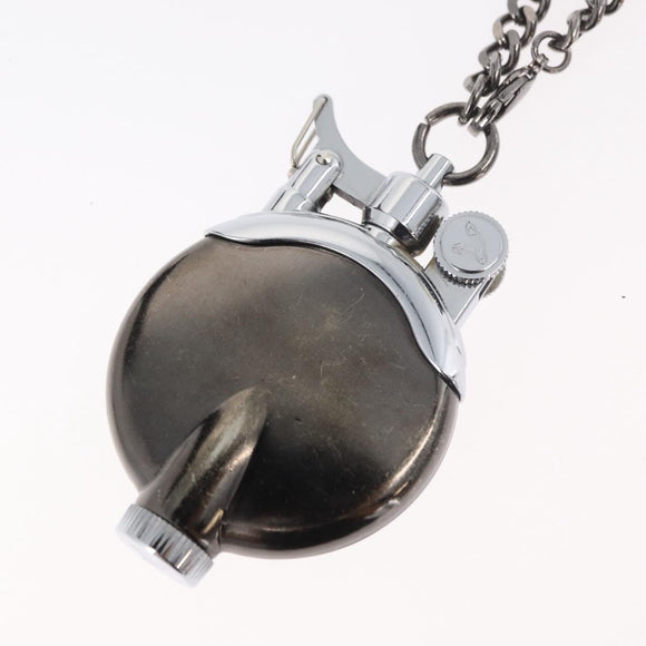 Vivienne Westwood lighter Necklace metal Black Auth YKZ1421A