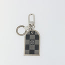 LOUIS VUITTON Damier Porte Cles Porto Address Key Ring metal M65770 Auth YKZ1422-2