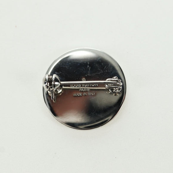 LOUIS VUITTON Pin Badge SUPRME Collaboration metal 2 Set MP2046 LV Auth YKZ1424M
