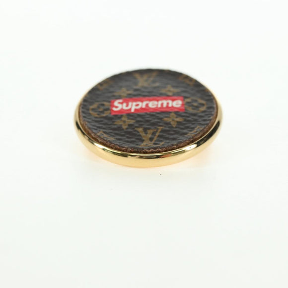 LOUIS VUITTON Pin Badge SUPRME Collaboration metal 2 Set MP2046 LV Auth YKZ1424M