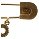CHANEL COCO Mark Pin Brooch metal Gold Tone CC Auth YKZ1425V-9