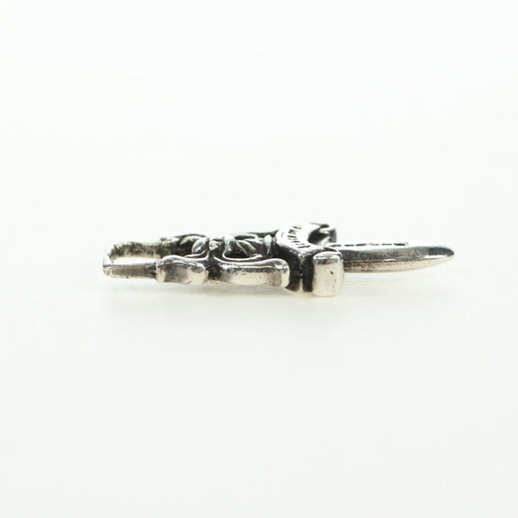 Chrome Hearts Dagger Charm Pendant Top Ag925 Silver Auth YKZ1426V