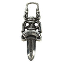 Chrome Hearts Dagger Charm Pendant Top Ag925 Silver Auth YKZ1426V-2
