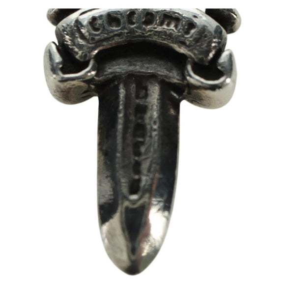 Chrome Hearts Dagger Charm Pendant Top Ag925 Silver Auth YKZ1426V