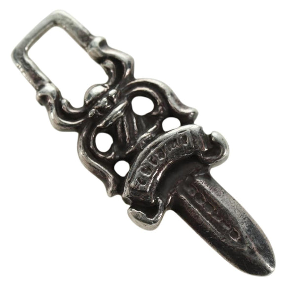 Chrome Hearts Dagger Charm Pendant Top Ag925 Silver Auth YKZ1427V