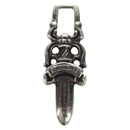 Chrome Hearts Dagger Charm Pendant Top Ag925 Silver Auth YKZ1427V-2