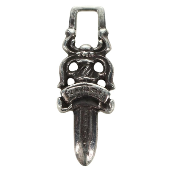 Chrome Hearts Dagger Charm Pendant Top Ag925 Silver Auth YKZ1427V