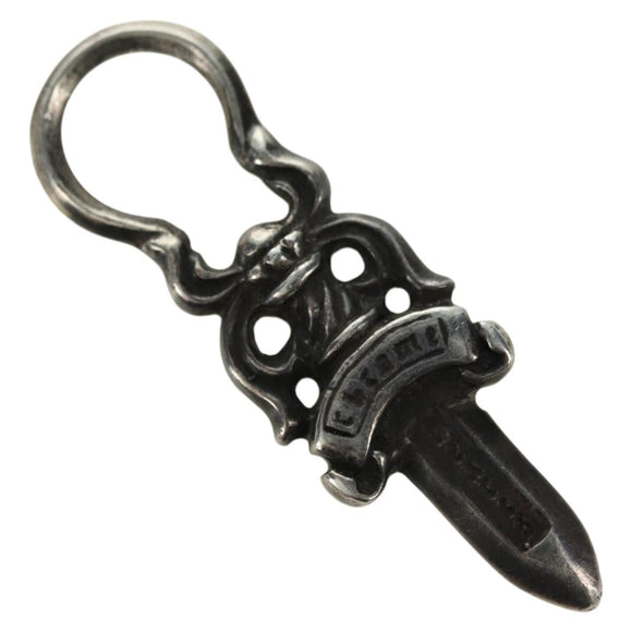 Chrome Hearts Dagger Charm Pendant Top Ag925 Silver Auth YKZ1428V