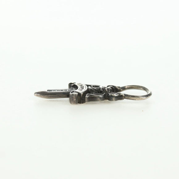 Chrome Hearts Dagger Charm Pendant Top Ag925 Silver Auth YKZ1428V