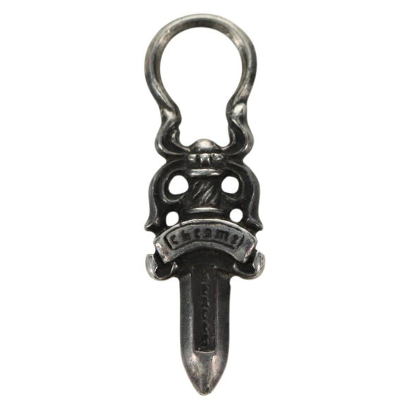 Chrome Hearts Dagger Charm Pendant Top Ag925 Silver Auth YKZ1428V