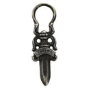 Chrome Hearts Dagger Charm Pendant Top Ag925 Silver Auth YKZ1428V-6