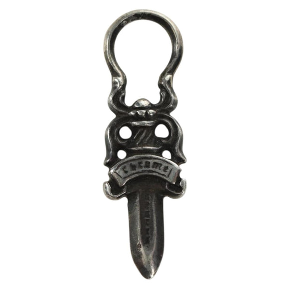 Chrome Hearts Dagger Charm Pendant Top Ag925 Silver Auth YKZ1428V