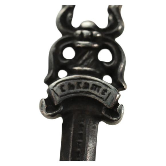Chrome Hearts Dagger Charm Pendant Top Ag925 Silver Auth YKZ1428V