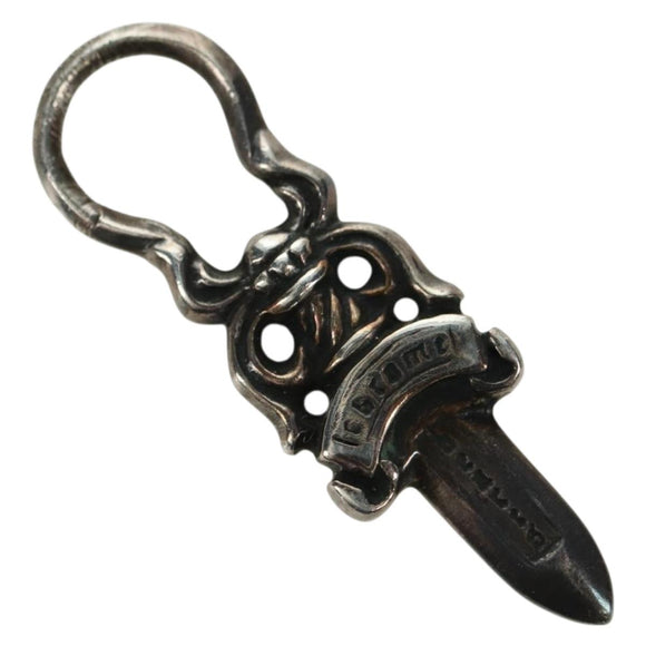 Chrome Hearts Dagger Charm Pendant Top Ag925 Silver Auth YKZ1429V