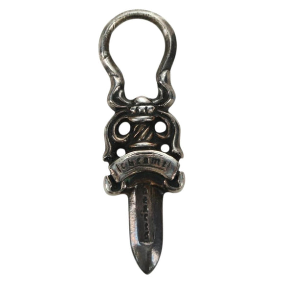 Chrome Hearts Dagger Charm Pendant Top Ag925 Silver Auth YKZ1429V