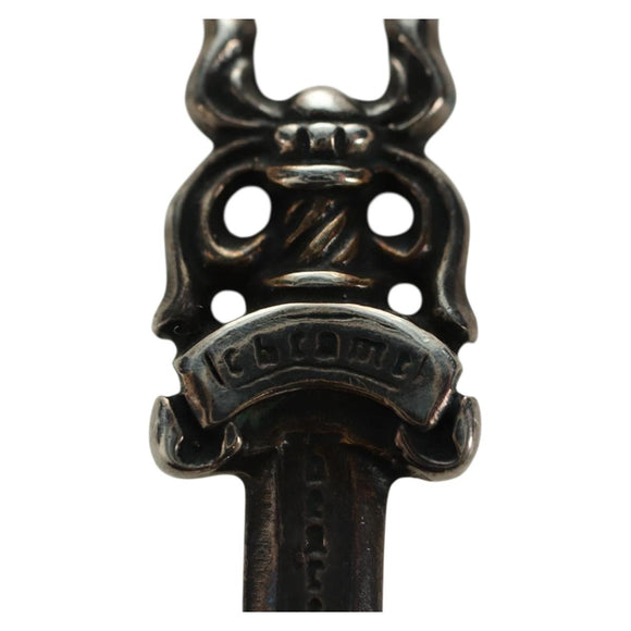 Chrome Hearts Dagger Charm Pendant Top Ag925 Silver Auth YKZ1429V