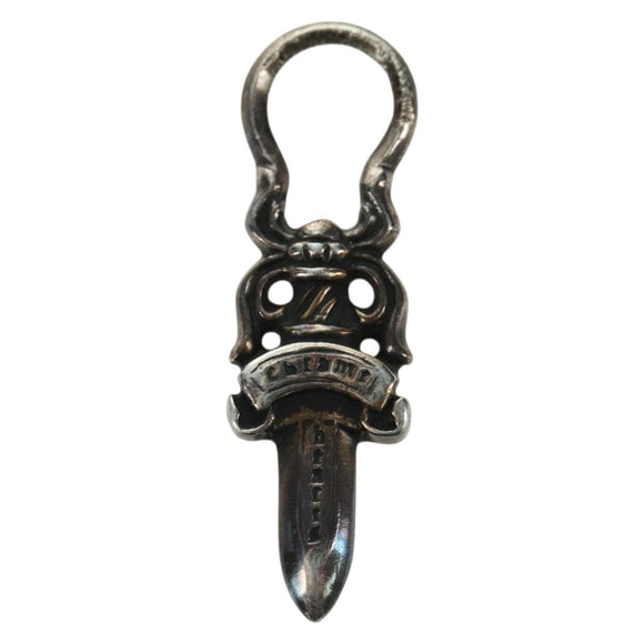 Chrome Hearts Dagger Charm Pendant Top Ag925 Silver Auth YKZ1429V