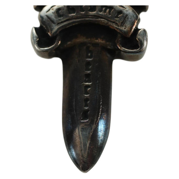 Chrome Hearts Dagger Charm Pendant Top Ag925 Silver Auth YKZ1429V