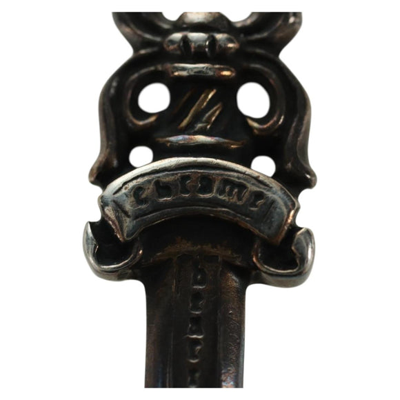 Chrome Hearts Dagger Charm Pendant Top Ag925 Silver Auth YKZ1429V