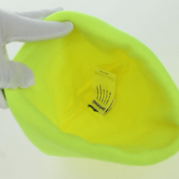 Chrome Hearts Watch Cap Hat Acrylic Yellow Auth YKZ1431M