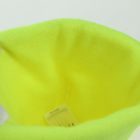 Chrome Hearts Watch Cap Hat Acrylic Yellow Auth YKZ1431M