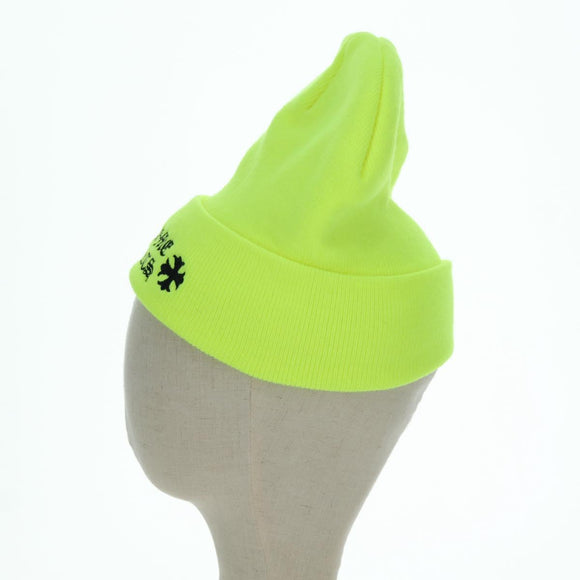 Chrome Hearts Watch Cap Hat Acrylic Yellow Auth YKZ1431M