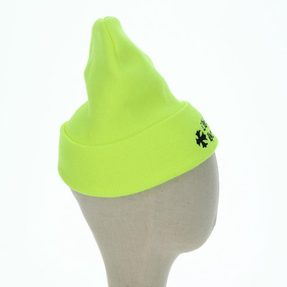Chrome Hearts Watch Cap Hat Acrylic Yellow Auth YKZ1431M