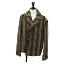LOUIS VUITTON Monogram Stripe (LVxNIGO) Coat Monogram Box RM221M Auth YKZ1433SM-1
