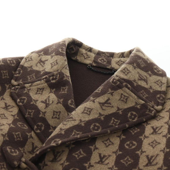 LOUIS VUITTON Monogram Stripe (LVxNIGO) Coat Monogram Box RM221M Auth YKZ1433SM