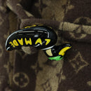 LOUIS VUITTON Monogram Stripe (LVxNIGO) Coat Monogram Box RM221M Auth YKZ1433SM-8