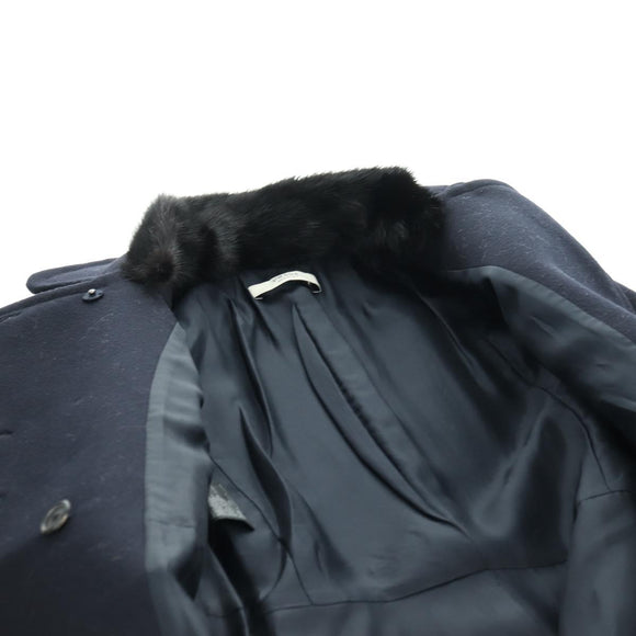 PRADA Coat Jacket Wool Black Auth YKZ1434A
