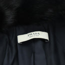 PRADA Coat Jacket Wool Black Auth YKZ1434A-11