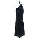 PRADA Coat Jacket Wool Black Auth YKZ1434A-3