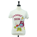 Christian Dior Galliano Period Short-Sleeved T-shirt Cotton White Auth YKZ1435V-1