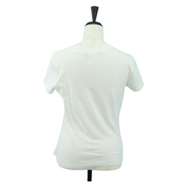 Christian Dior Galliano Period Short-Sleeved T-shirt Cotton White Auth YKZ1435V - 0