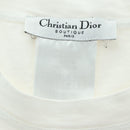 Christian Dior Galliano Period Short-Sleeved T-shirt Cotton White Auth YKZ1435V-9