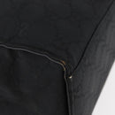 GUCCI GG Canvas Bamboo Tote Bag Nylon Black Silver 002 1010 Auth YKZ144-14