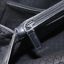GUCCI GG Canvas Bamboo Tote Bag Nylon Black Silver 002 1010 Auth YKZ144-25
