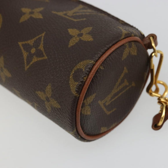 LOUIS VUITTON Monogram Papillon Täschchen LV Auth YKZ1451