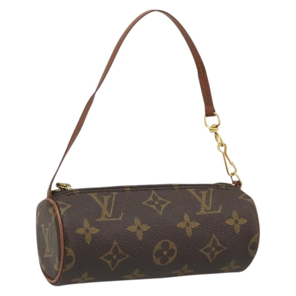 LOUIS VUITTON Monogram Papillon Täschchen LV Auth YKZ1451