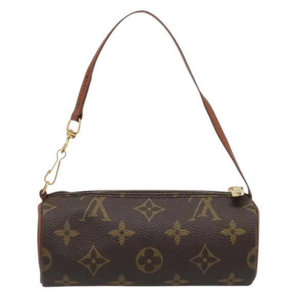 LOUIS VUITTON Monogram Papillon Pouch LV Auth YKZ1451