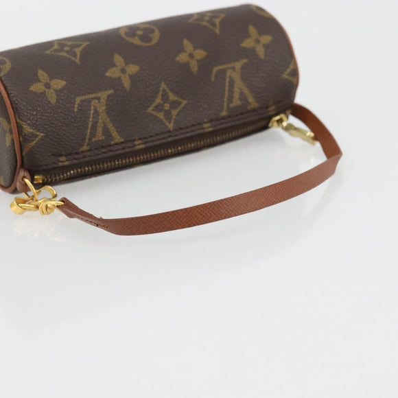 LOUIS VUITTON Monogram Papillon Pouch LV Auth YKZ1451