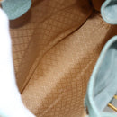 GUCCI Bamboo Backpack Suede Green Gold 003 2058 0016 Auth YKZ1452-11