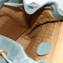 GUCCI Bamboo Backpack Suede Green Gold 003 2058 0016 Auth YKZ1452-21