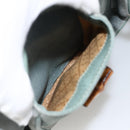 GUCCI Bamboo Backpack Suede Green Gold 003 2058 0016 Auth YKZ1452-24