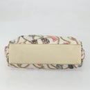 GUCCI Tote Bag Satin White Gold 154402 Auth YKZ1455A-5