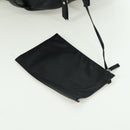 SAINT LAURENT Hand Bag Leather Black Silver Auth YKZ145A-18