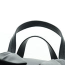 SAINT LAURENT Hand Bag Leather Black Silver Auth YKZ145A-8