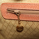 GUCCI Tote Bag Suede Brown Gold 002 58 0233 Auth YKZ146-20